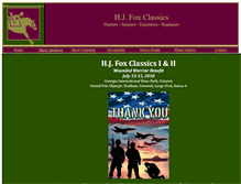Tablet Screenshot of hjfoxclassics.com